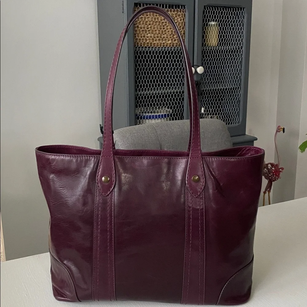 Frye leather tote